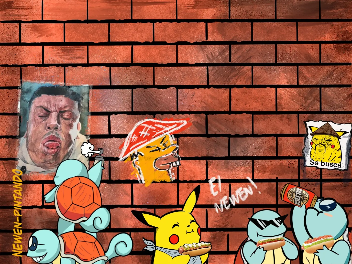 Pikachu y Squirtle